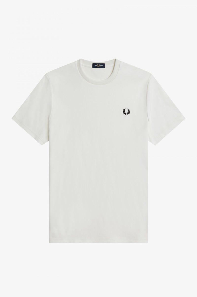 White Fred Perry 1952 Graphic Men\'s T Shirts | PH 1625EBCX